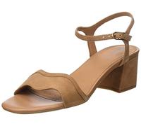 Geox Women's D New Eraklia 50 Sandal, Camel
