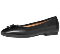 Geox Women's D New Palmaria F Ballet Flat, Black, 41 EU