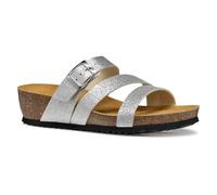 Geox Women's D NEW STHELLAE A Flat Sandal, Silver, 7.5 UK
