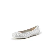 Geox Women's D Palmaria A Ballerina, Silver, 5.5 UK