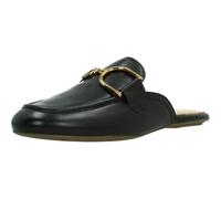 Geox Women's D Palmaria A Loafer Flat, Black, 7.5 UK