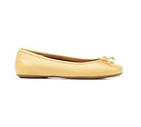 Geox Women's D Palmaria B Ballet Flat, Lt Yellow, 2 UK