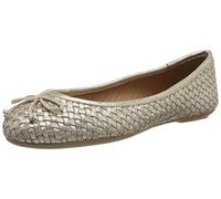 Geox Women's D Palmaria Ballet Flat, Gold, 7.5 UK