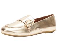 Geox Women's D Palmaria G Loafer, Gold, 4 UK