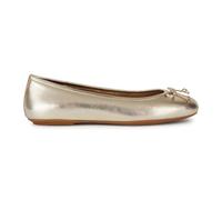 Geox Women's D Palmaria H Ballet Flat, Gold, 7.5 UK