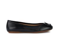 Geox Women's D Palmaria H Ballet Flat, Black, 4 UK