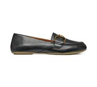 Geox Women's D Palmaria J Loafer Flat, Black, 3.5 UK