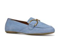 Geox Women's D Palmaria J Moccasin, Lt Blue, 4 UK