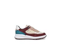 Geox Women's D Pg1x B ABX A Sneaker, Wine Cream, 3 UK