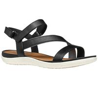 Geox Women's D Sandal Vega A Sport, Black, 3 UK