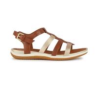 Geox Women's D Sandal Vega A Sports, Cognac Lt Gold, 8 UK