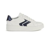 Geox Women's D Skyely A Sneaker, Optic White Dk Avio, 12 UK