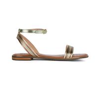 Geox Women's D Sozy Plus FFlat Sandal, Sage Lt Gold, 7 UK