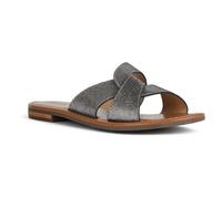 Geox Women's D Sozy S CFlat Sandal, Gun, 5 UK