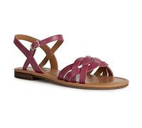 Geox Women's D Sozy S Flat Sandal, Fuchsia, 5 UK