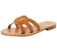 Geox Women's D Sozy S U Flat Sandals, Cognac, 5 UK