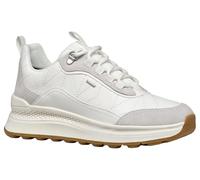 Geox Women's D Spherica Actif X2 Sneaker, White, 4 UK