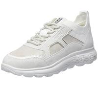 Geox Women's D Spherica C Sneaker, Off White, 4 UK