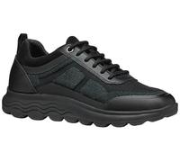 Geox Women's D Spherica C Sneaker, Black, 2 UK