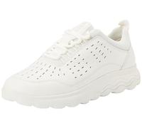 Geox Women's D Spherica D Sneaker, White, 2 UK