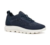 Geox Women's D SPHERICA E Sneaker, Navy, 4 UK