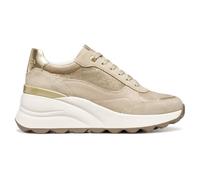 Geox Women's D SPHERICA EC13 Trainers, Beige, 38 EU, Beige, 5 UK