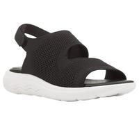 Geox Women's D SPHERICA EC5 A Sport Sandal, Black, 39 EU, black, 6 UK