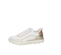 Geox Women's D SPHERICA Plus A Trainers, White/Off White, 41 EU