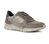 Geox Women's D Sukie A Sneaker, Dk Stone, 4 UK