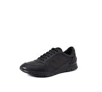 Geox Womens D Sukie Sneakers, Black, 4 UK