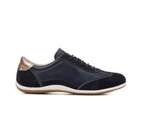 Geox Women's D Vega A Sneaker, Navy Blue, 8 UK
