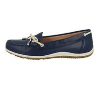 Geox Womens D Vega B Moccasins, Blue Skin, 5 UK