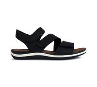Geox Women's D Vega Sandal, Black, 5 UK
