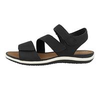Geox Women's D Vega Sandal, Black, 6 UK