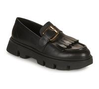 Geox Women's D Vilde C Moccasin, Black, 5 UK