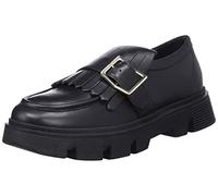 Geox Women's D Vilde Moccasins, Black, 6 UK