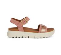 Geox Women's D Xand 2.1s A Slide Sandal, Dk Skin, 7.5 UK