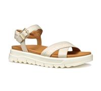 Geox Women's D XAND 2.1S B Flat Sandal, Papyrus, 7 UK