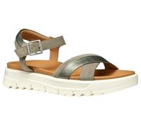 Geox Women's D XAND 2.1S B Flat Sandal, Sage/Dk Green, 5 UK