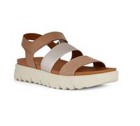 Geox Women's D Xand 2.1s B Slide Sandal, Nude, 4 UK