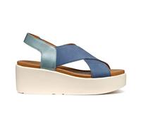 Geox Women's D Xand 2.2s B Wedge Sandal, Avio, 2.5 UK