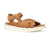 Geox Women's D XAND 2S B Sandal, Cognac, 3 UK