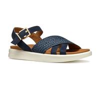Geox Women's D XAND 2S B Sandal, Navy, 7 UK