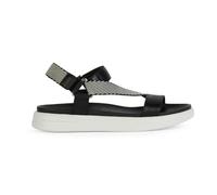 Geox Women's D Xand 2s C Sports Sandal, Black Off White, 3 UK