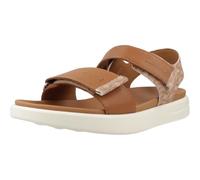Geox Women's D XAND 2S E Sandal, Camel/Nude, 7.5 UK