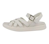 Geox Women's D Xand 2s Sandal, Off White, 3 UK