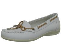 Geox Womens D Yuki A Loafers White 35 EU