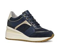 Geox Women's D ZOSMA A Sneaker, Navy, 6 UK