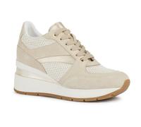 Geox Women's D Zosma A Sneakers, Beige Lt Taupe, 7 UK