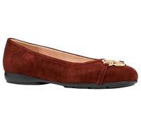 Geox Womens Dannytah Ballet Flat, Brown, 3 UK